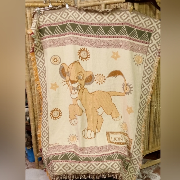 Beacon Bedding Vintage Beacons Disney Simba Lion King Woven Cotton